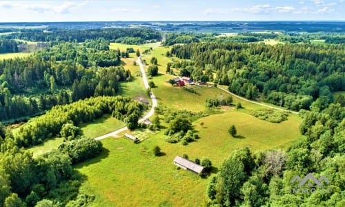 Altes Bauernhaus im Einzigartigen Nationalpark Samogitien