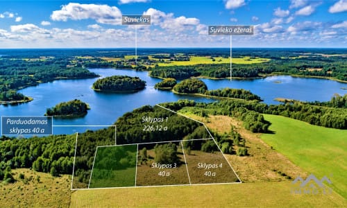 Baugrundstück für Landhaus oder Ferienhaus mit Blick auf drei Seen