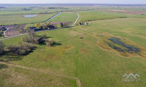 25 ha große Landfläche im Bezirk Šilutė für landwirtschaftliche Nutzung