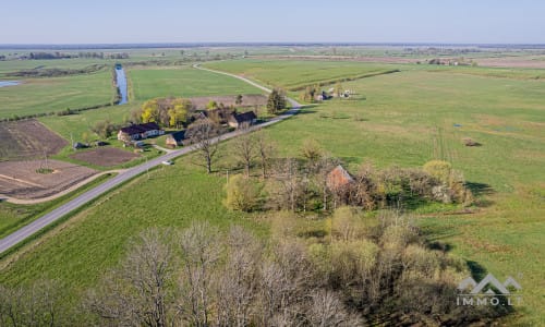 25 ha große Landfläche im Bezirk Šilutė für landwirtschaftliche Nutzung