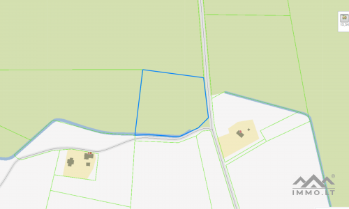 Waldgrundstück in der Nähe der Stadt Rietavas