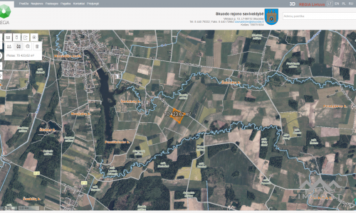 Ackerland bei Mosėdis