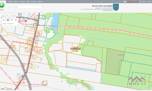 Old Homestead in Skuodas District