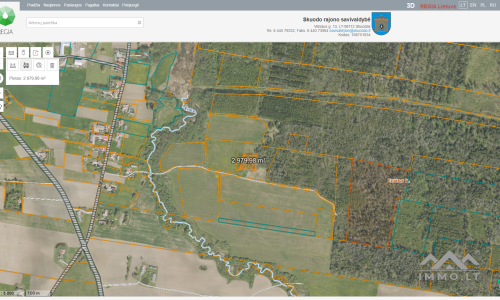 Old Homestead in Skuodas District